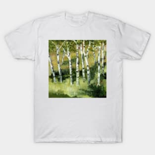 Birches on a Hillside T-Shirt